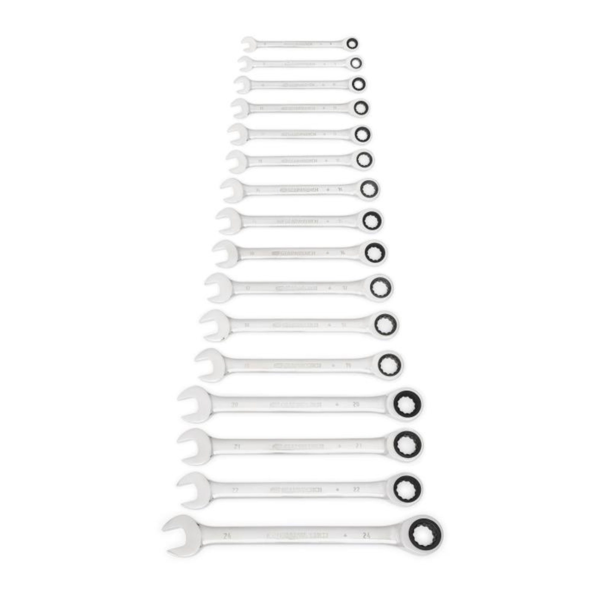 Gearwrench 16 Piece 72-Tooth 12 Point Ratcheting Combination Metric Wrench Set from Columbia Safety